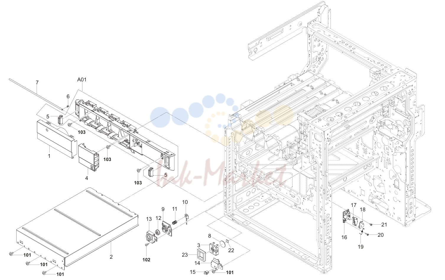 6. Frame Front (40ppm(m)/50ppm(m)/60ppm(m))