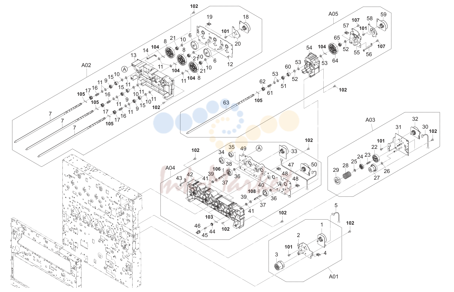 18. Drive Section 1 (35/30 ppm)