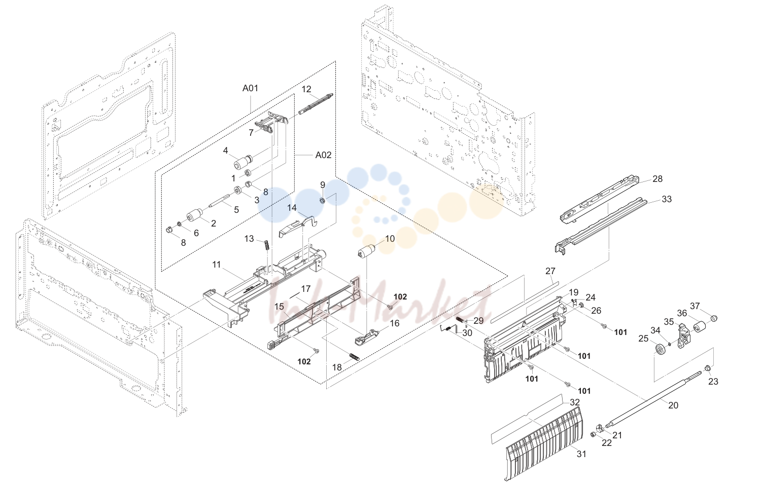 11. Paper Feed Section 1
