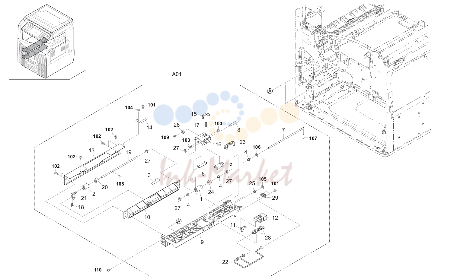 4. Paper Feed Section 1