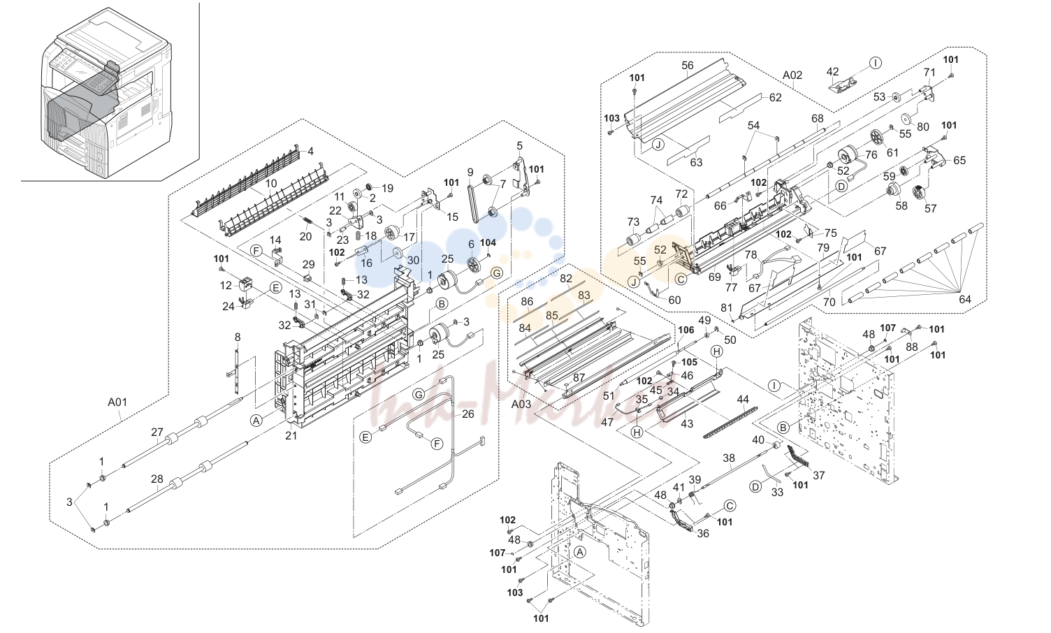 5. Paper Feed Section 2