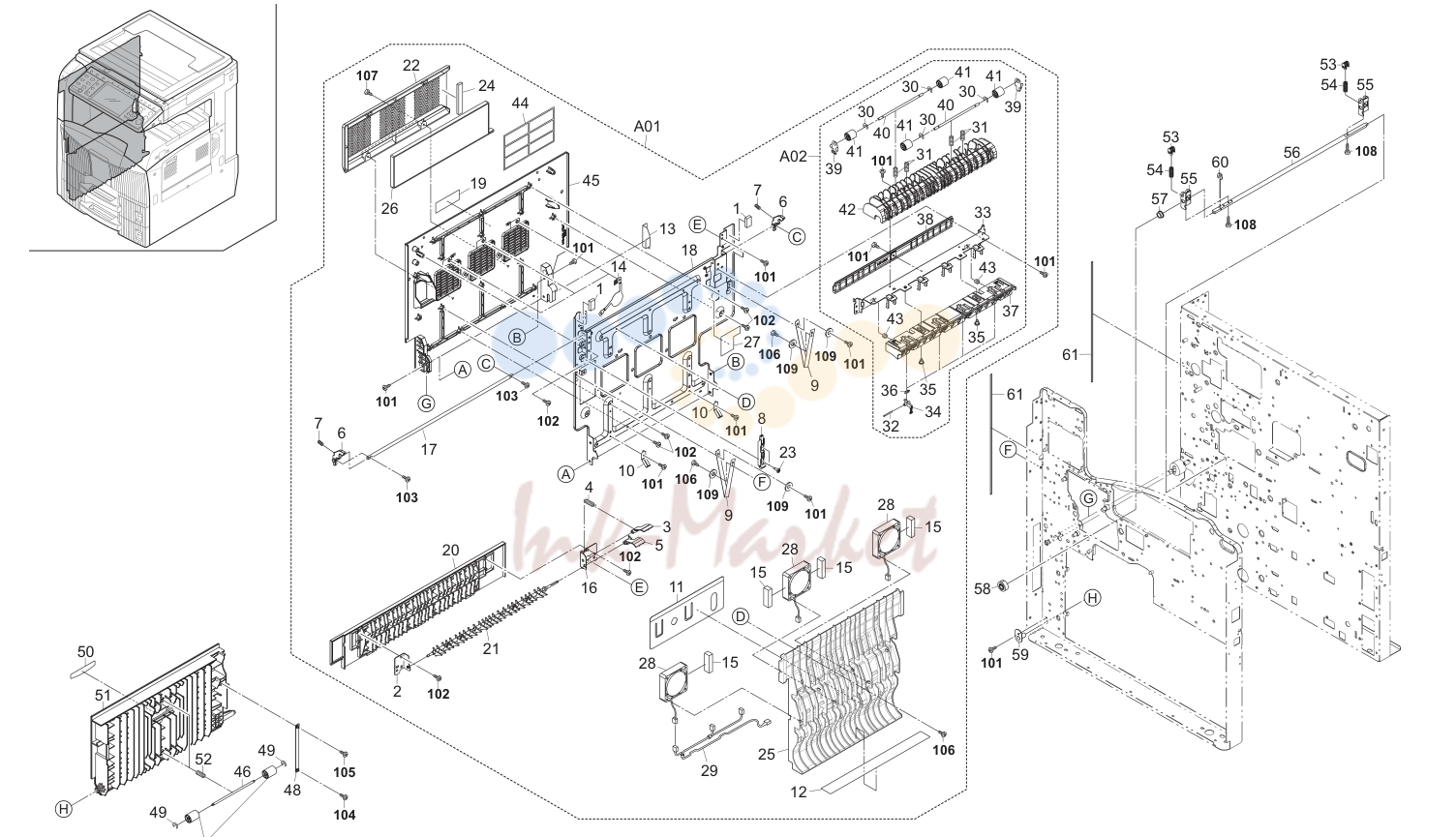 6. Paper Feed Section 3