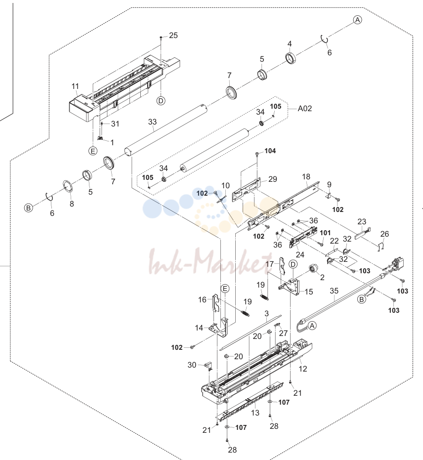 16. Fuser Section