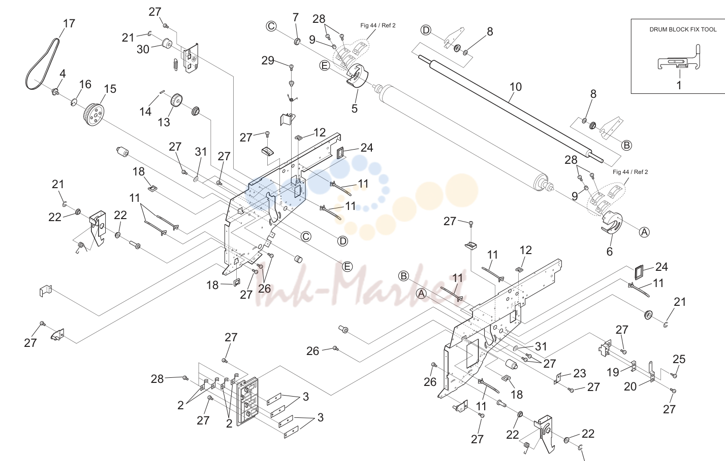 3. ENGINE FRAME PARTS ASSY 3 5JZ
