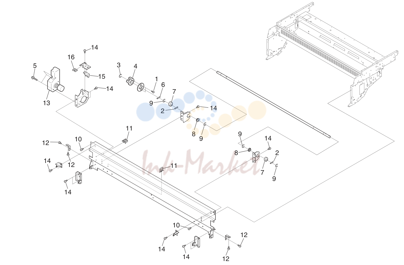 4. ENGINE FRAME PARTS ASSY 4 5JZ