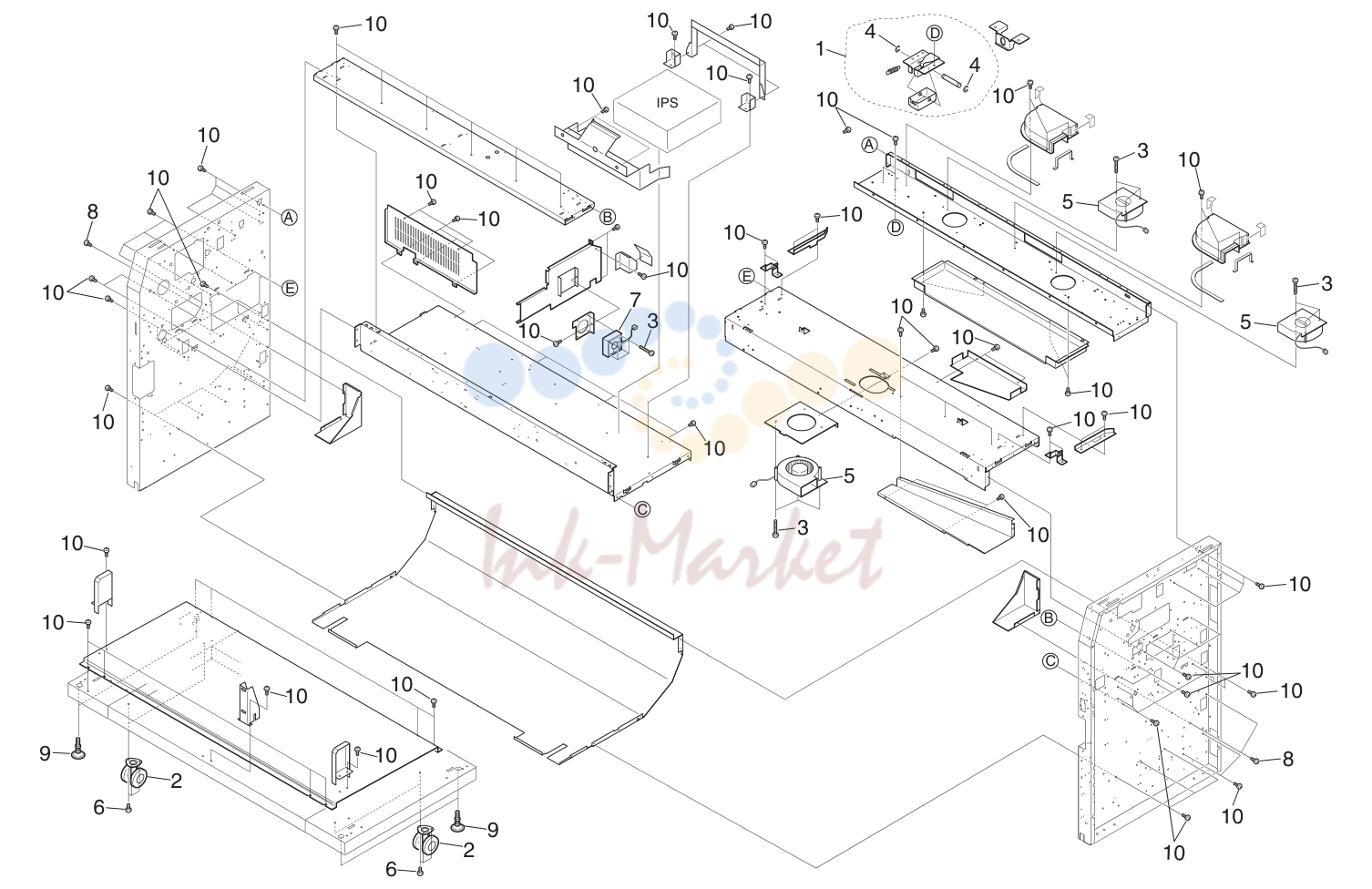 7. MAIN FRAME PARTS ASSY 2 5JZ