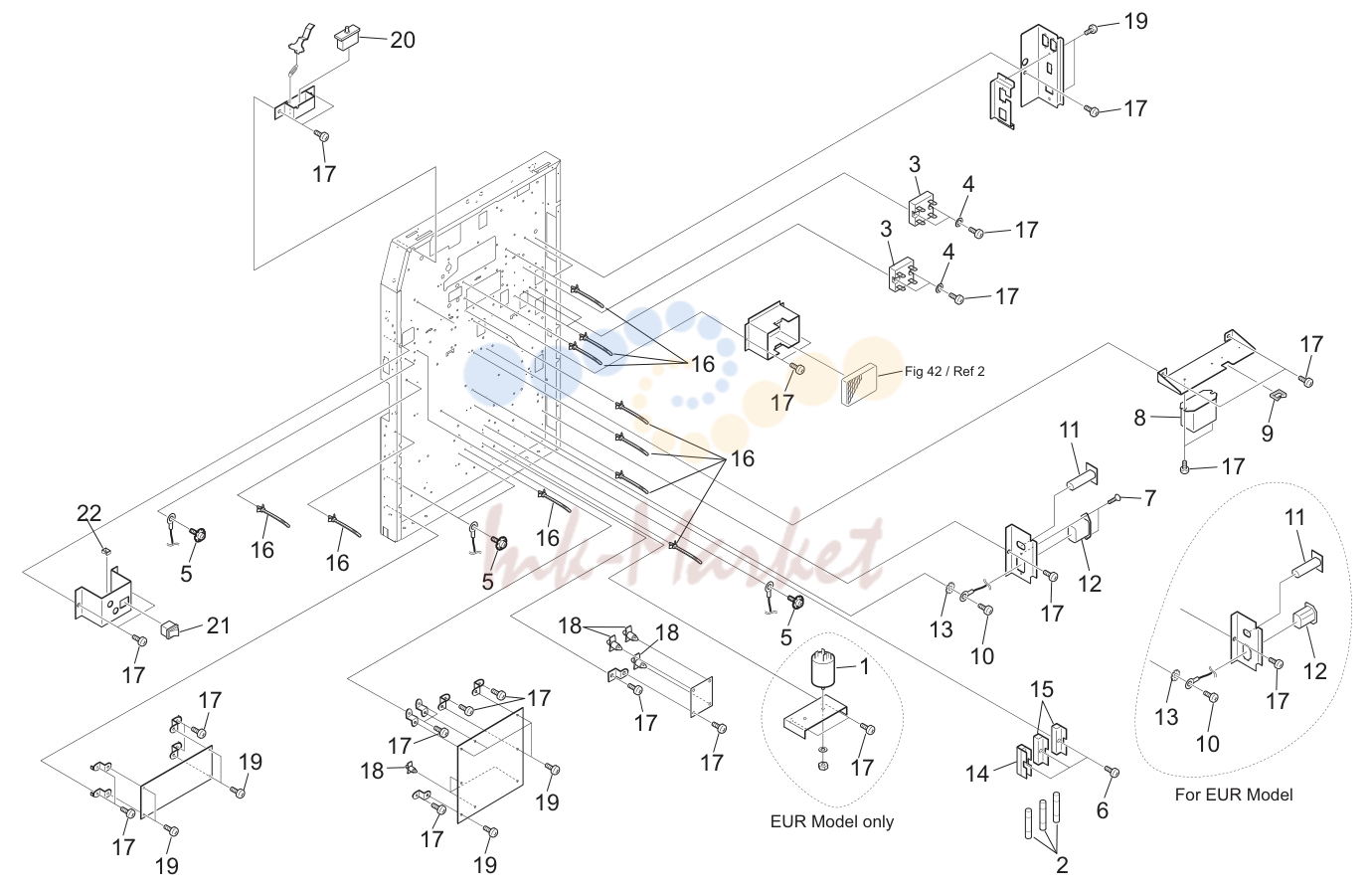 9. MAIN FRAME PARTS ASSY 4 5JZ