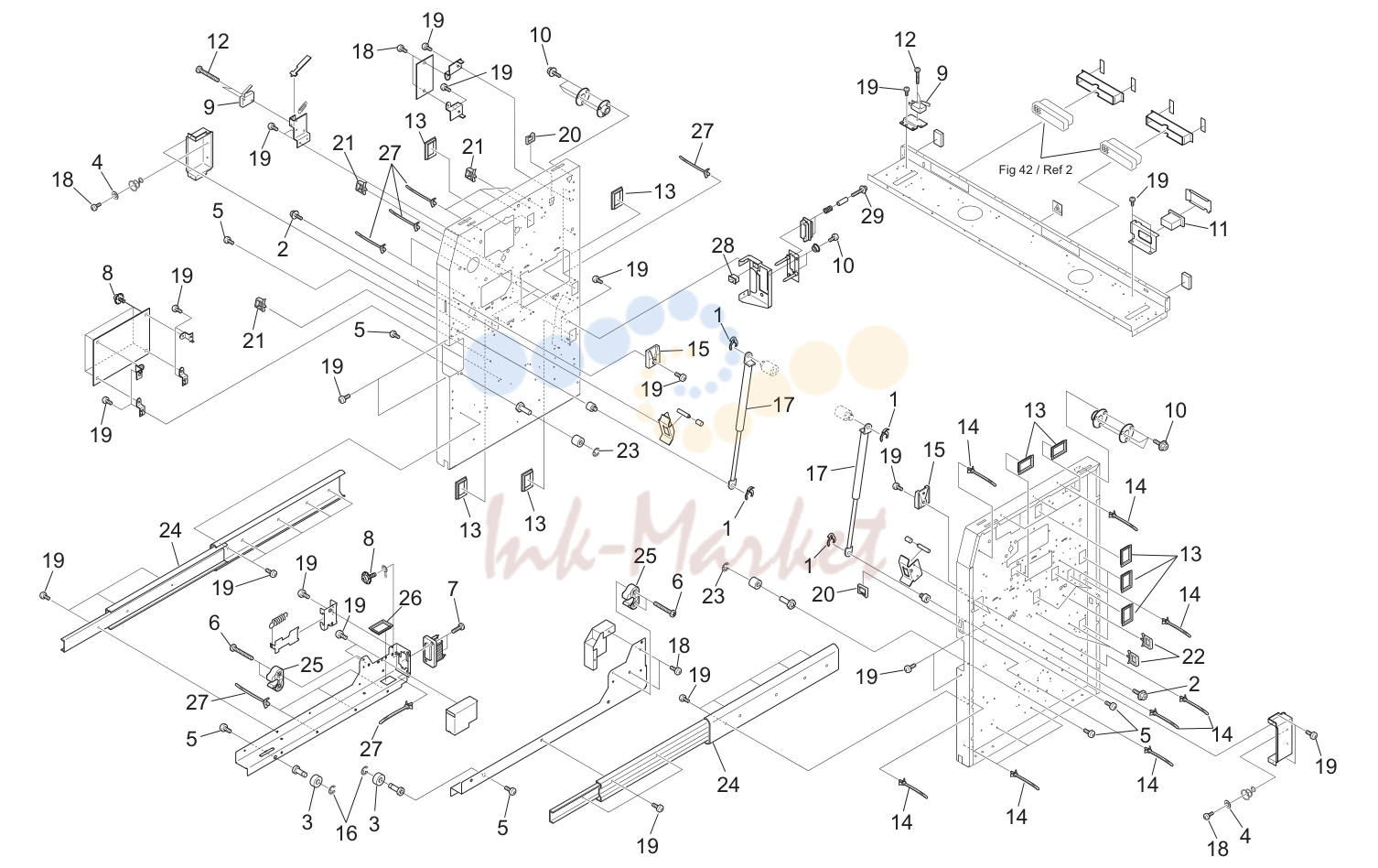 10. MAIN FRAME PARTS ASSY 5 5JZ