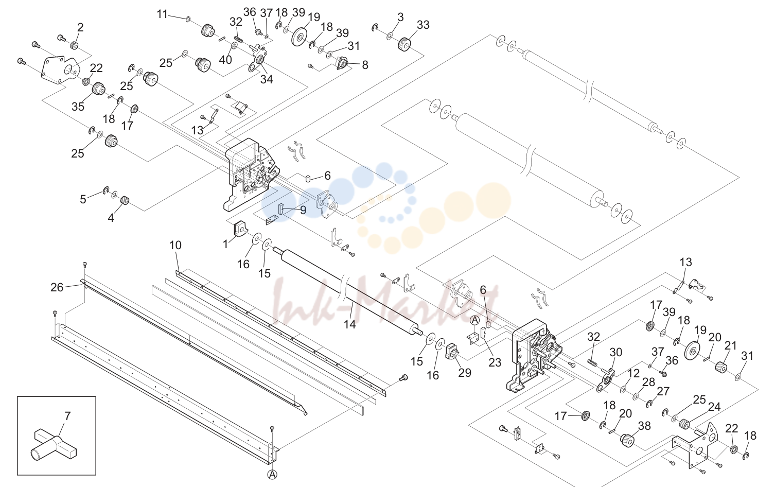 15. DEVELOPER MAIN ASSY 1-1 5JZ
