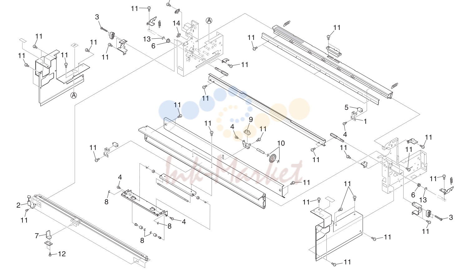24. ROLL PAPER DECK ASSY (1) 2 5JZ