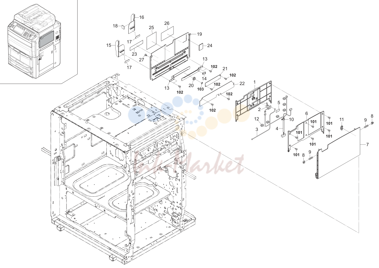 12. Paper Feed Section 3