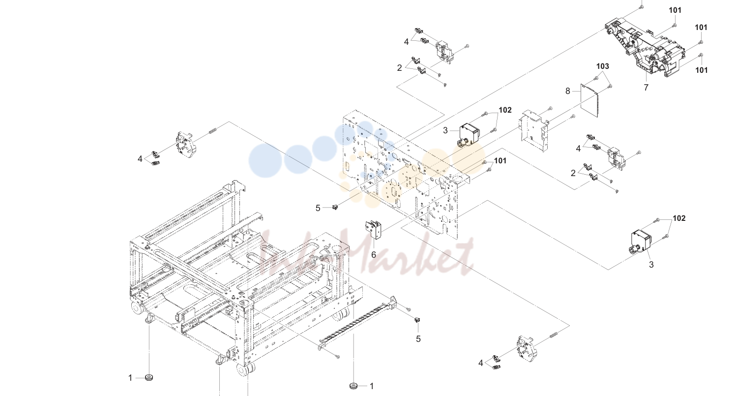9. Paper Deck Electrical Components