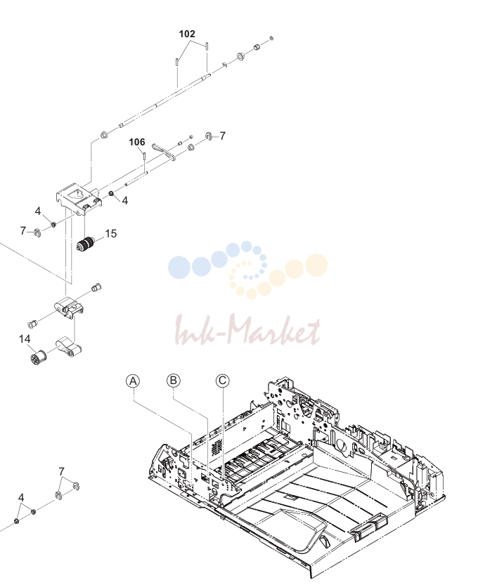 34. Paper Feed Section 2(DP)