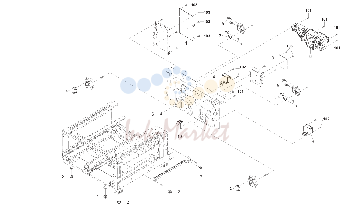 9. Paper Deck Electrical Components