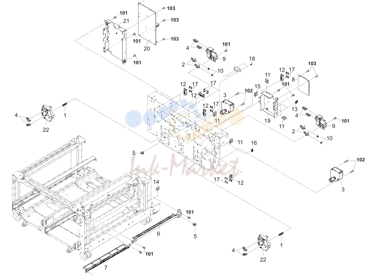 12. Paper Deck Electrical Components