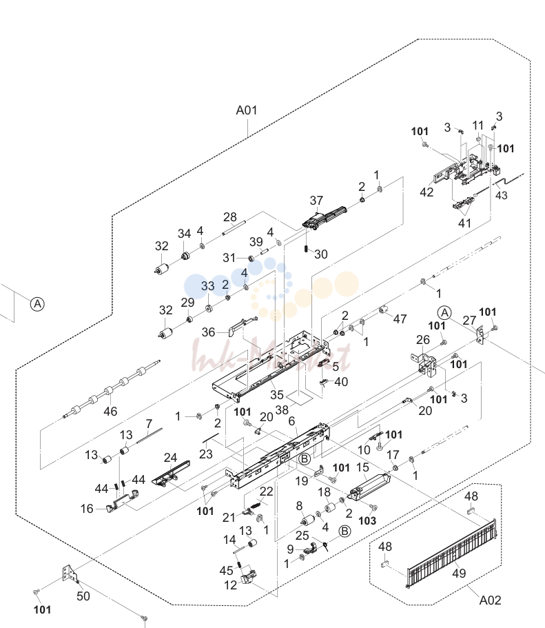 13. Paper Feed Section