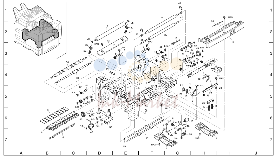 4. PAPER CONVEYING SECTION