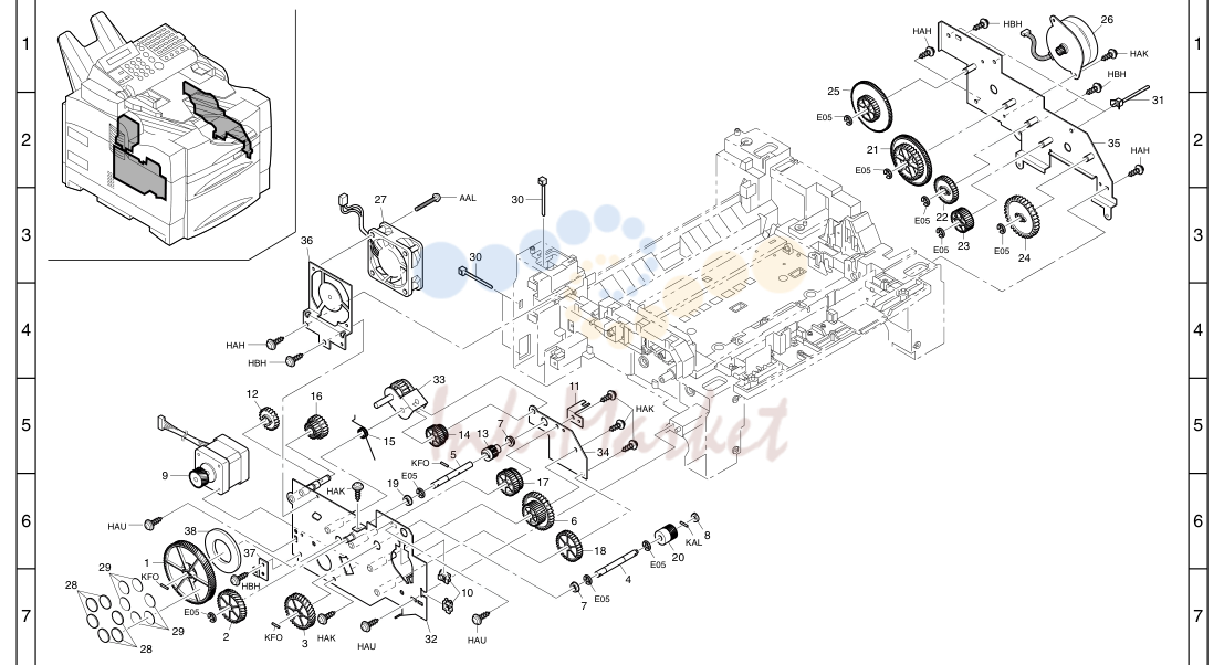 10. DRIVING, COOLING SECTION