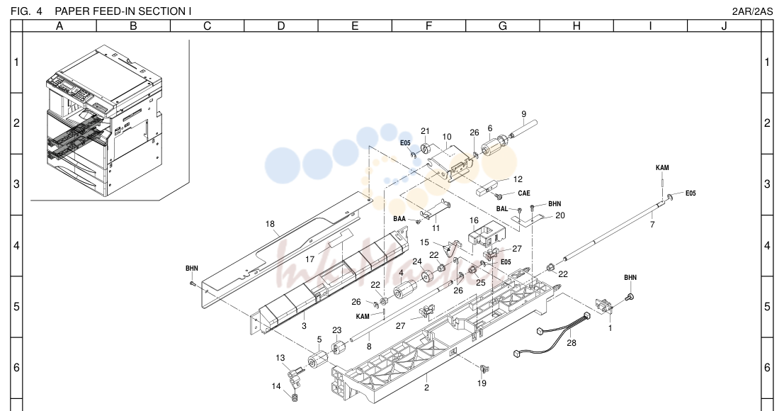 4. PAPER FEED-IN SECTION I
