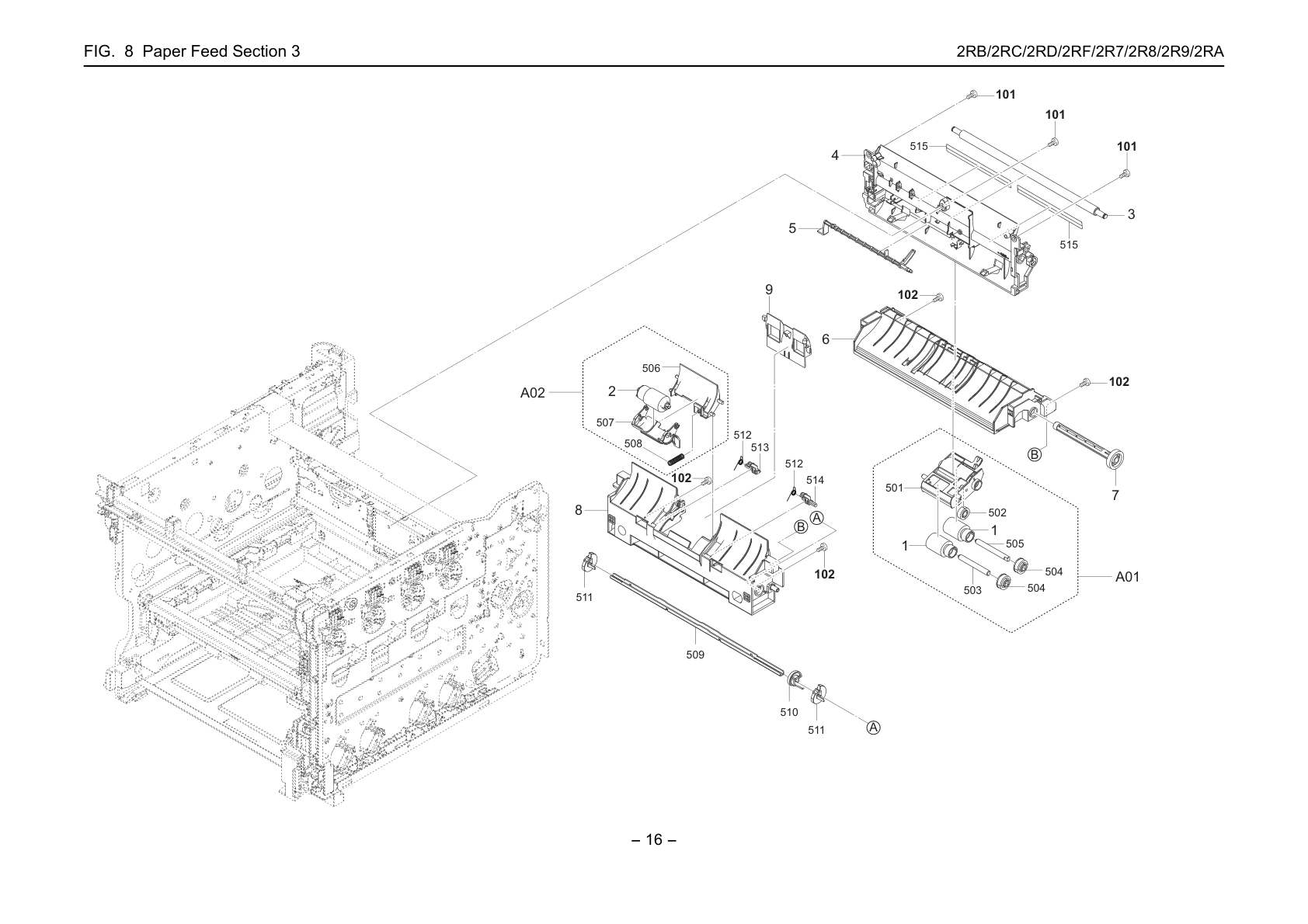 Paper Feed Section 3