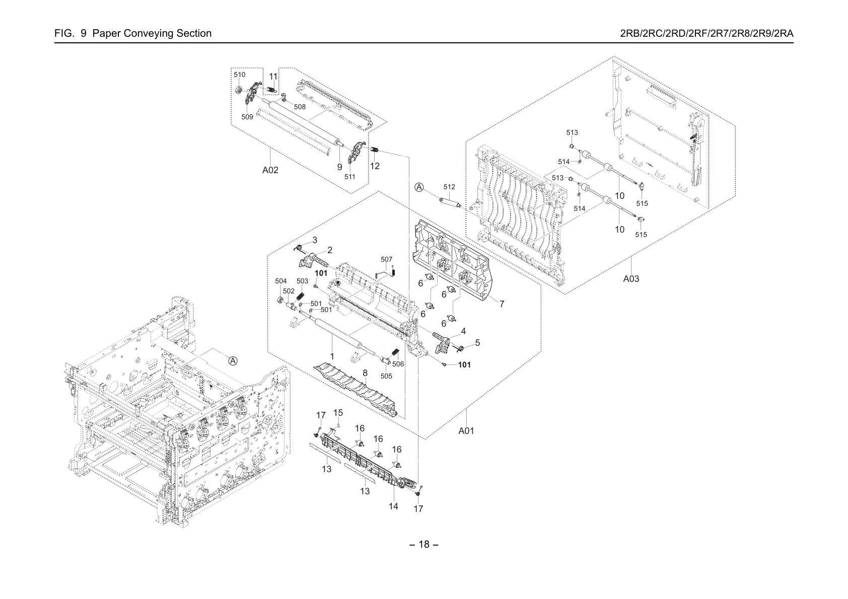 Paper Conveying Section