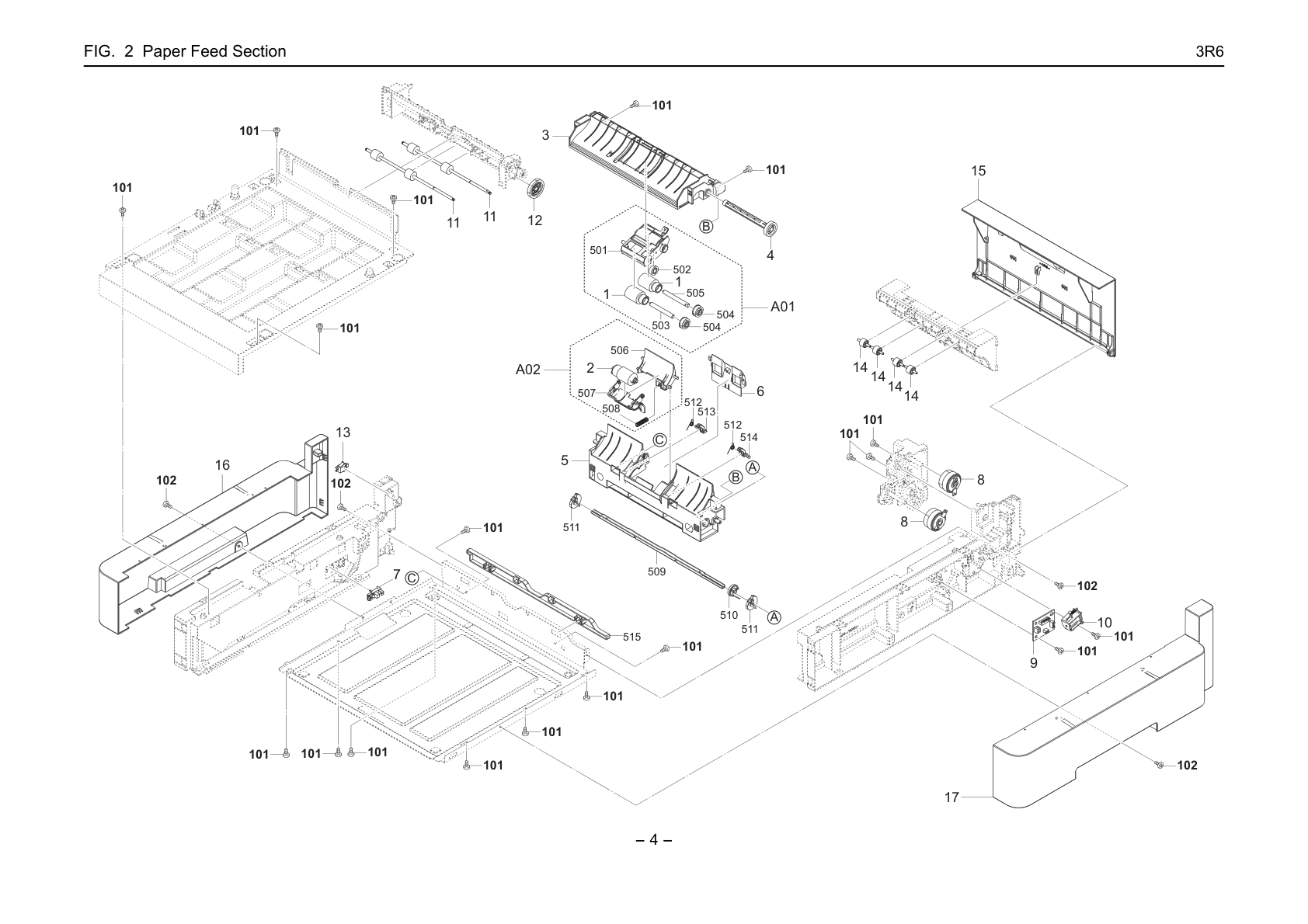 Paper Feed Section