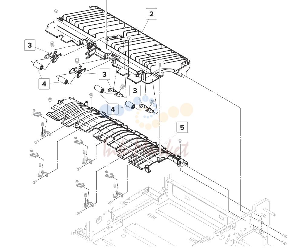 Staple ﬁnisher—Transport section 1