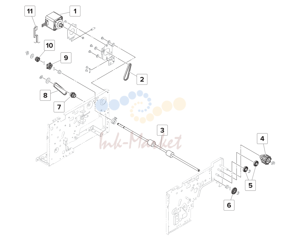 Staple finisher—Transport section 2