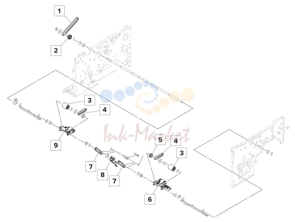 Staple ﬁnisher—Compiler feed roller