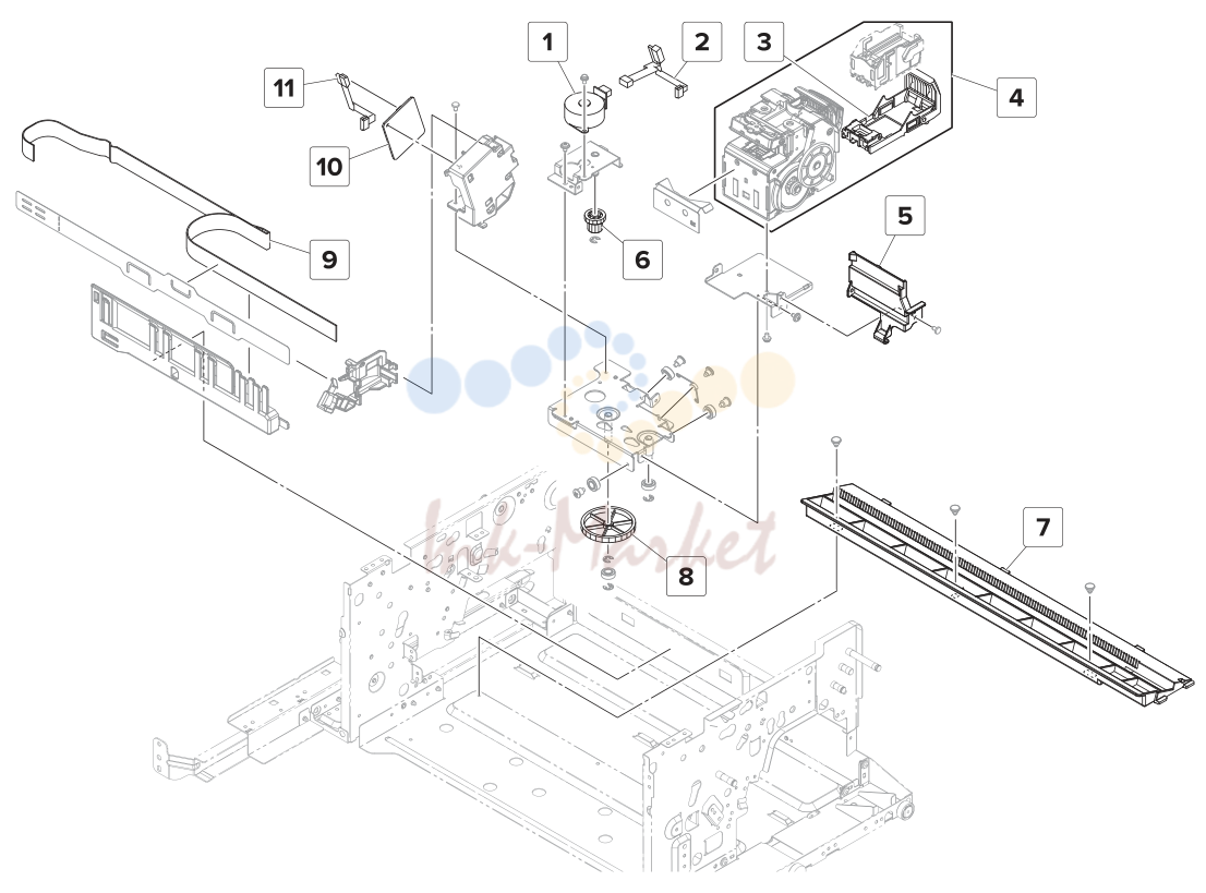 Staple finisher—Staple section