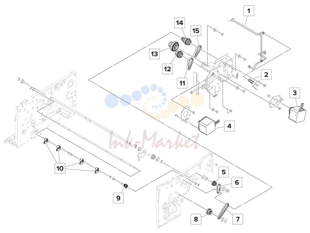 Staple ﬁnisher—Exit section 2