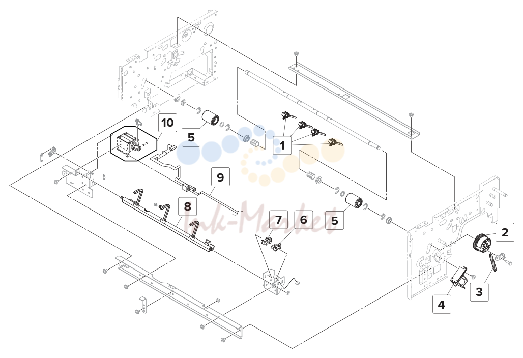 Staple ﬁnisher—Exit section 3