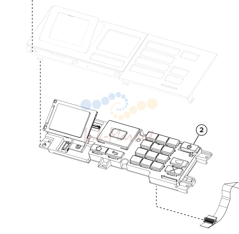 Control panel (2.4‑inch display)