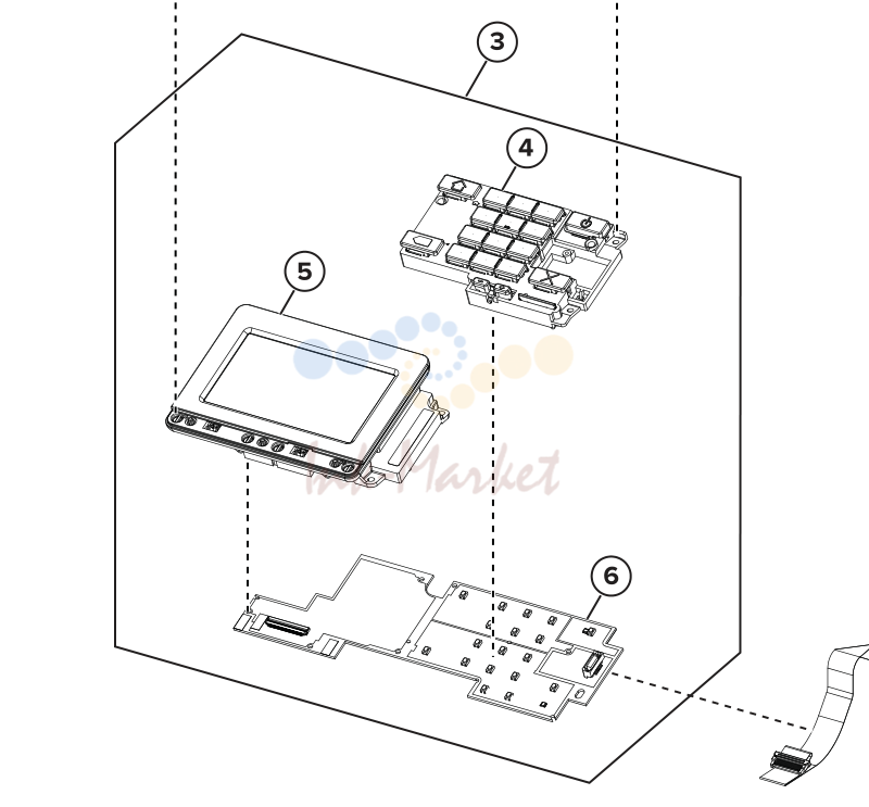 Control panel (4.3‑inch display)