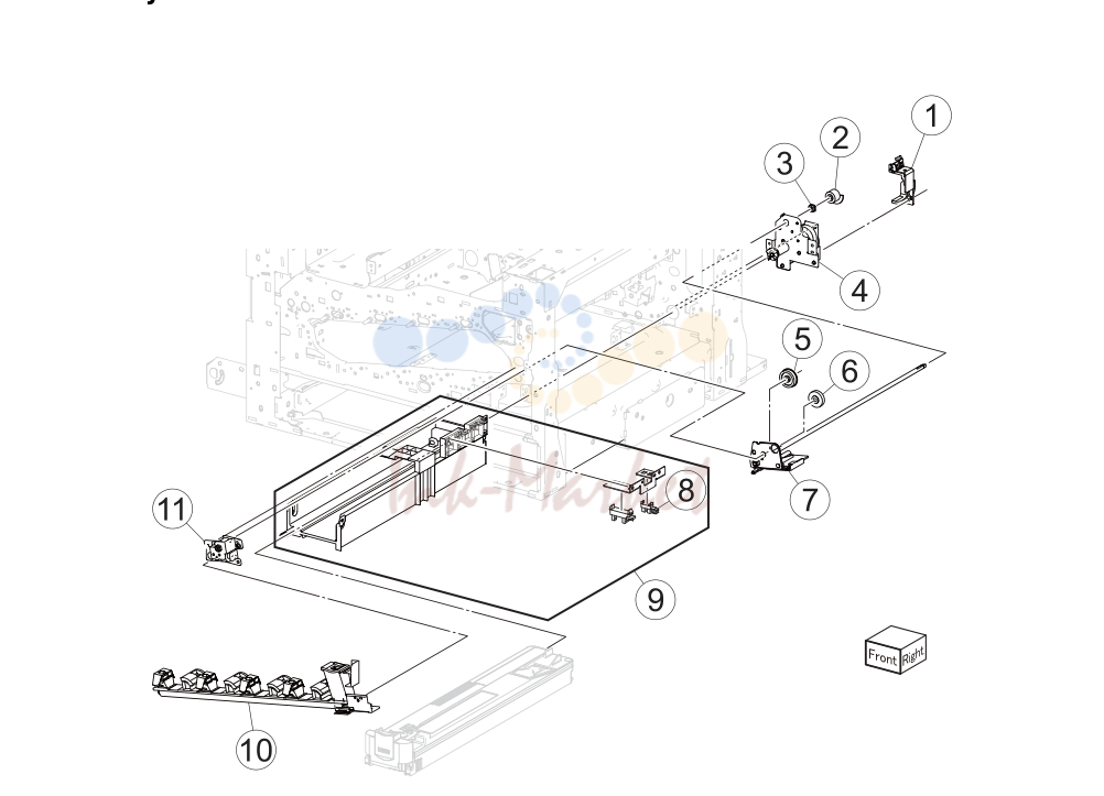 Waste toner transfer