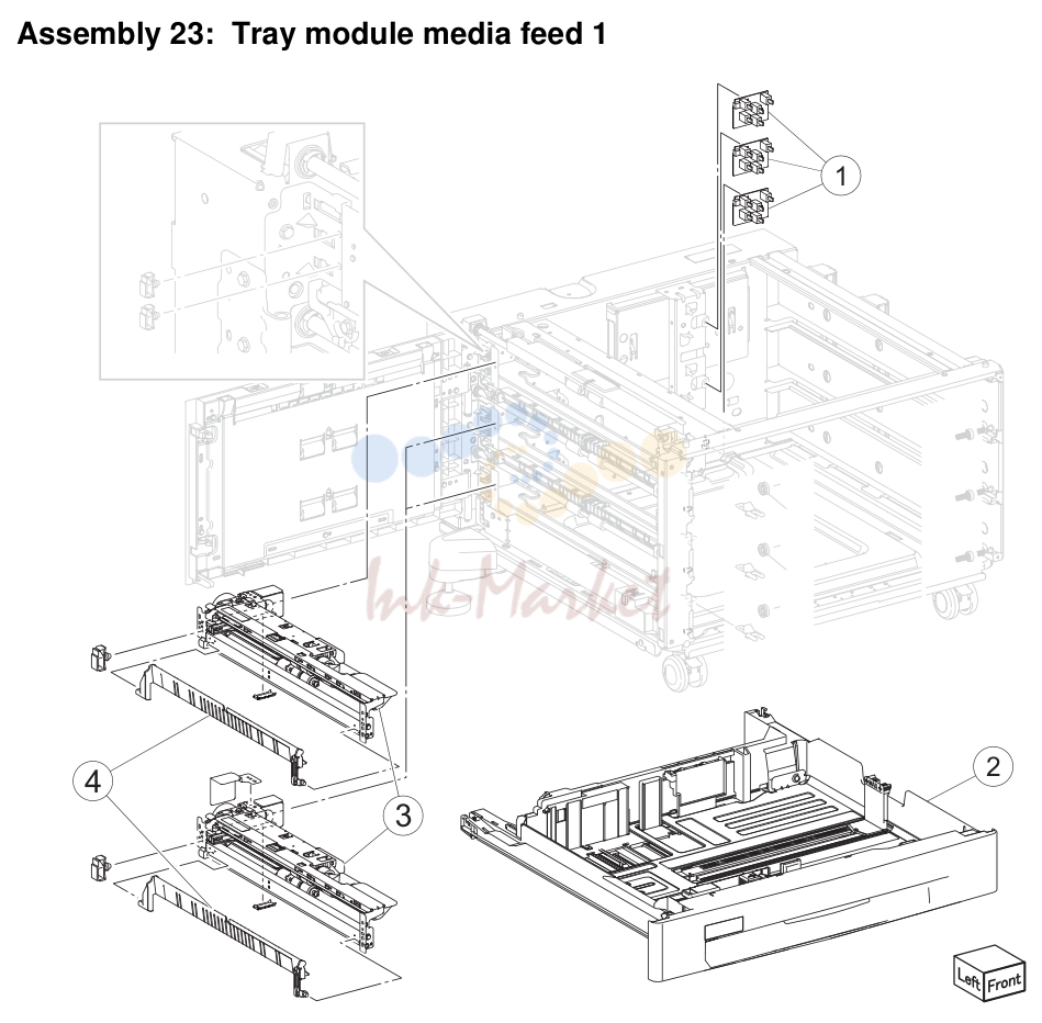 лоток module media feed 1