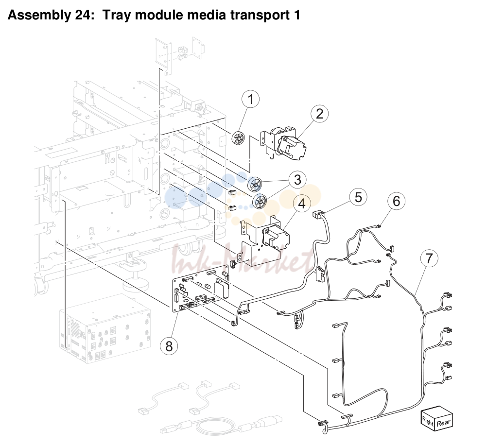 лоток module media transport 1