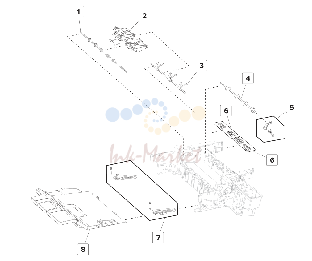 Staple finisher—Transport