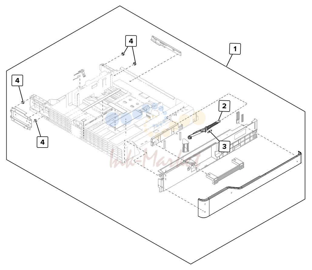500-sheet tray—лоток 2