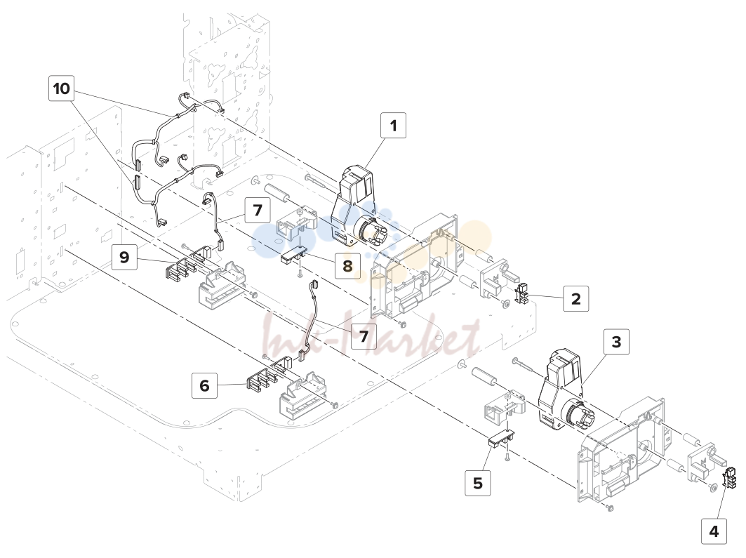 2 x 500‑sheet tray—Paper size detection