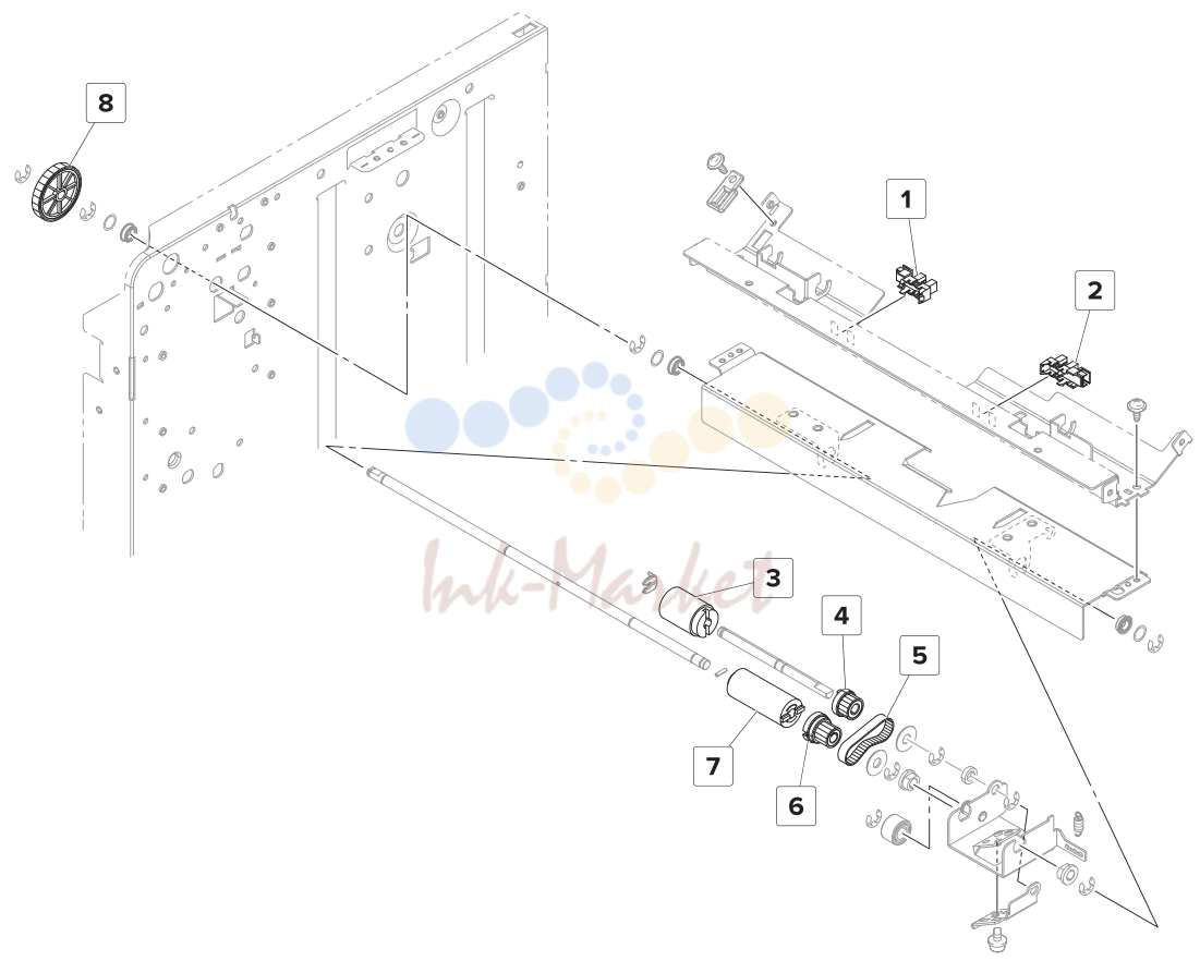 3000‑sheet tray—подача бумаги 2
