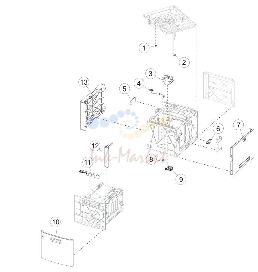 High capacity input tray option 2