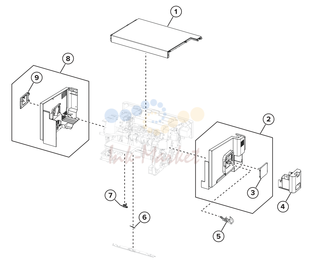 Staple, hole punch finisher 1