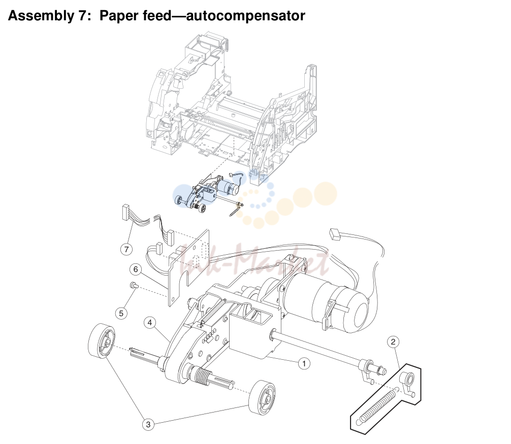 подача бумаги—autocompensator