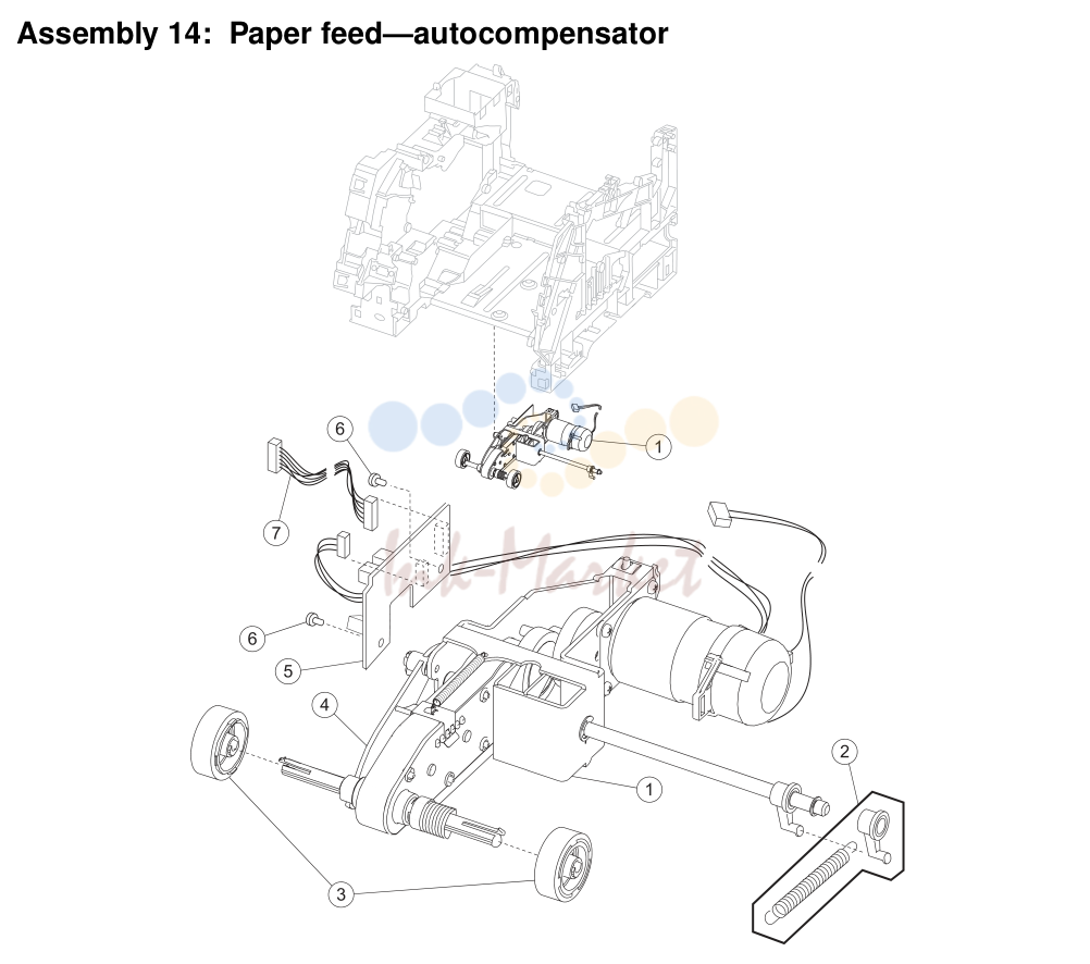 подача бумаги—autocompensator