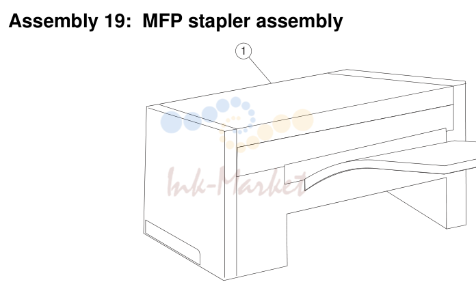 MFP stapler в сборе
