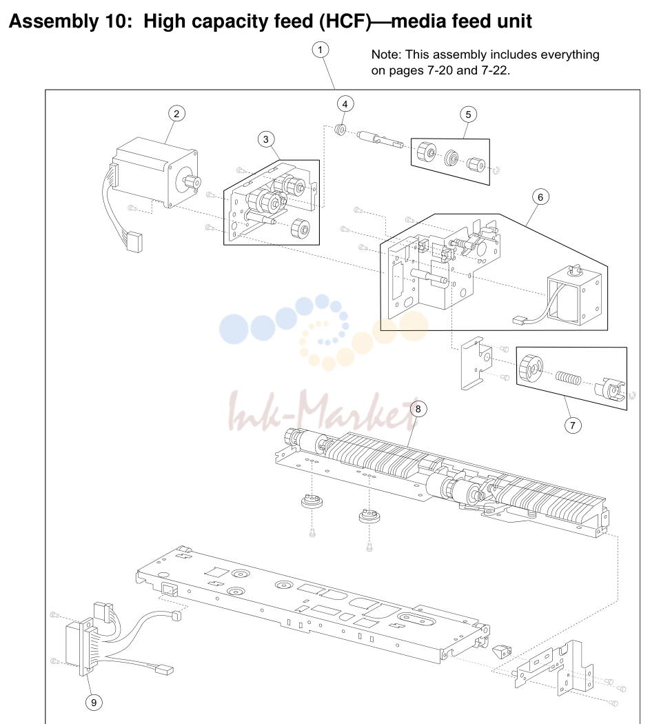 Printer left door