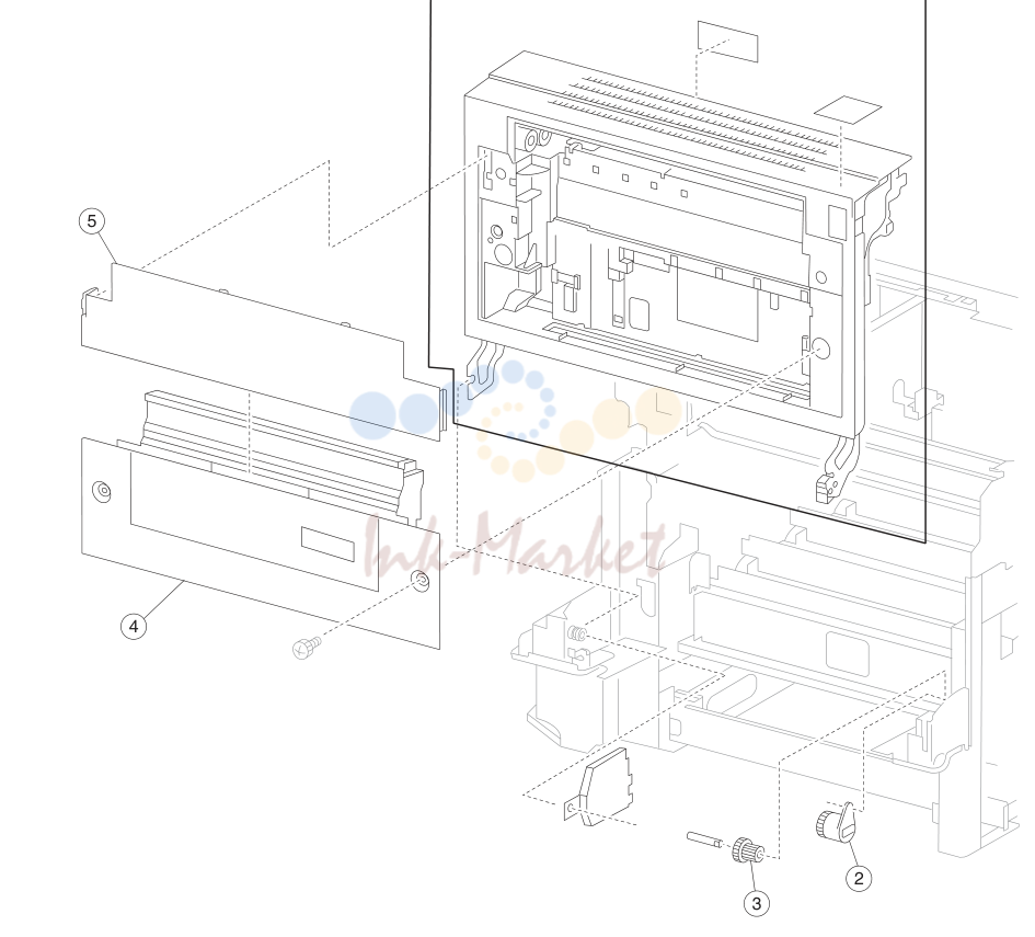 Printer left door and duplex