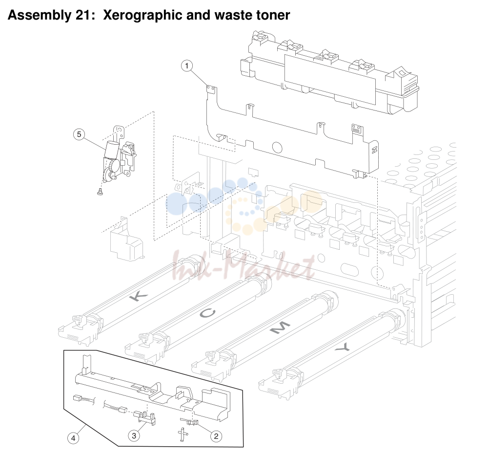Xerographic and waste toner