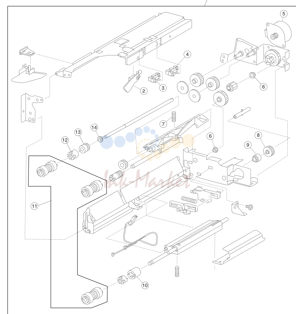 1TM media feed unit